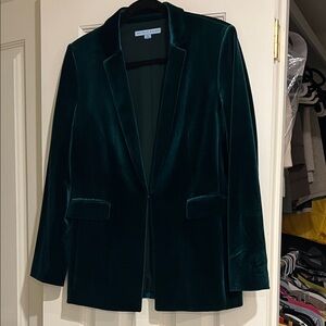 ANTONIO MELANI Dark Green Velvet Blazer